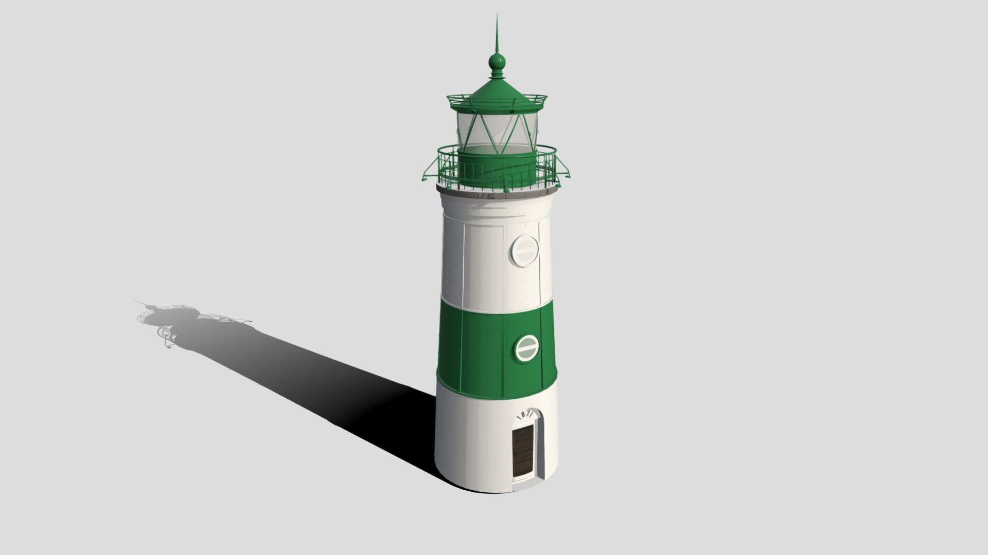 Leuchtturm Schleimünde - 3D model by pyrofreak55 [1968341] - Sketchfab