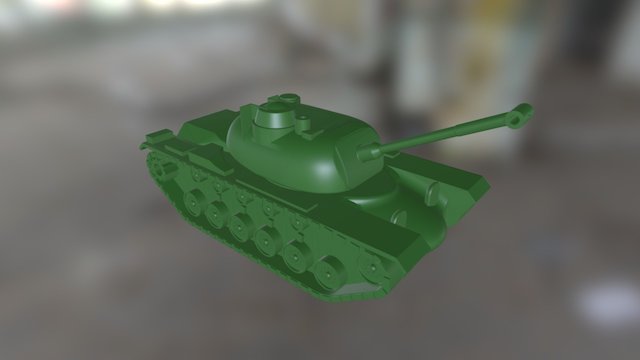 WWII Tank 3D Model