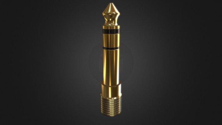 Golden Plug 6.3 3D Model