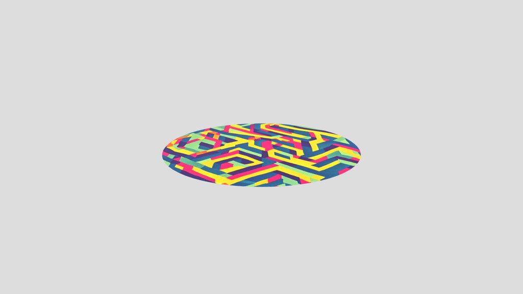 Round Designer Carpet 5