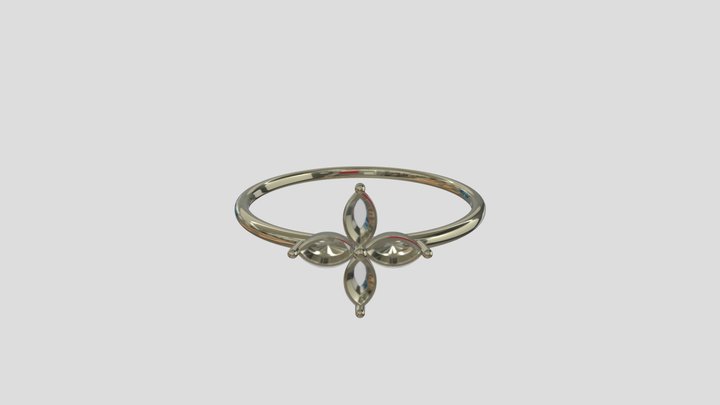 ATRG020 goldring wedding engagement luxury – Free 3D Model STL