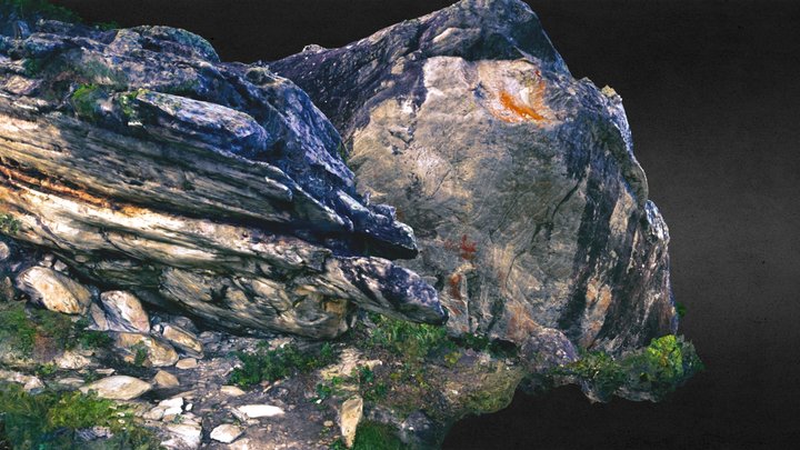 Sítio Arqueológico Gruta do Seichú 3D Model