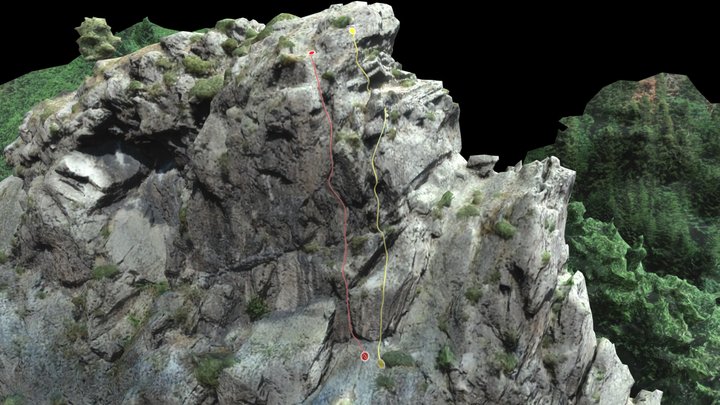 Gouffre- Enfer_ Test- Liserés 3D Model