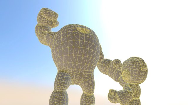 Mega Man VS. The Yellow Devil 3D Model