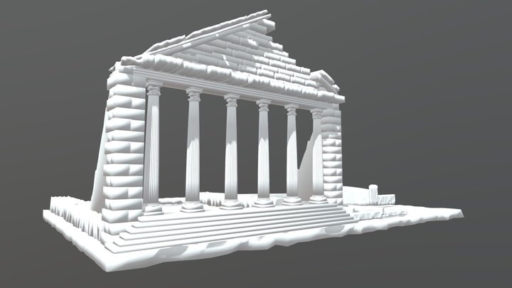 Monumento de Agonothetes 3D Model