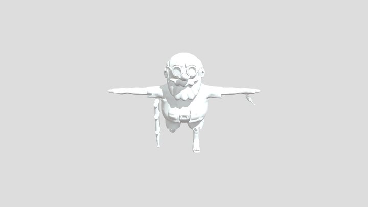 Lovely old cartoon 3D Model