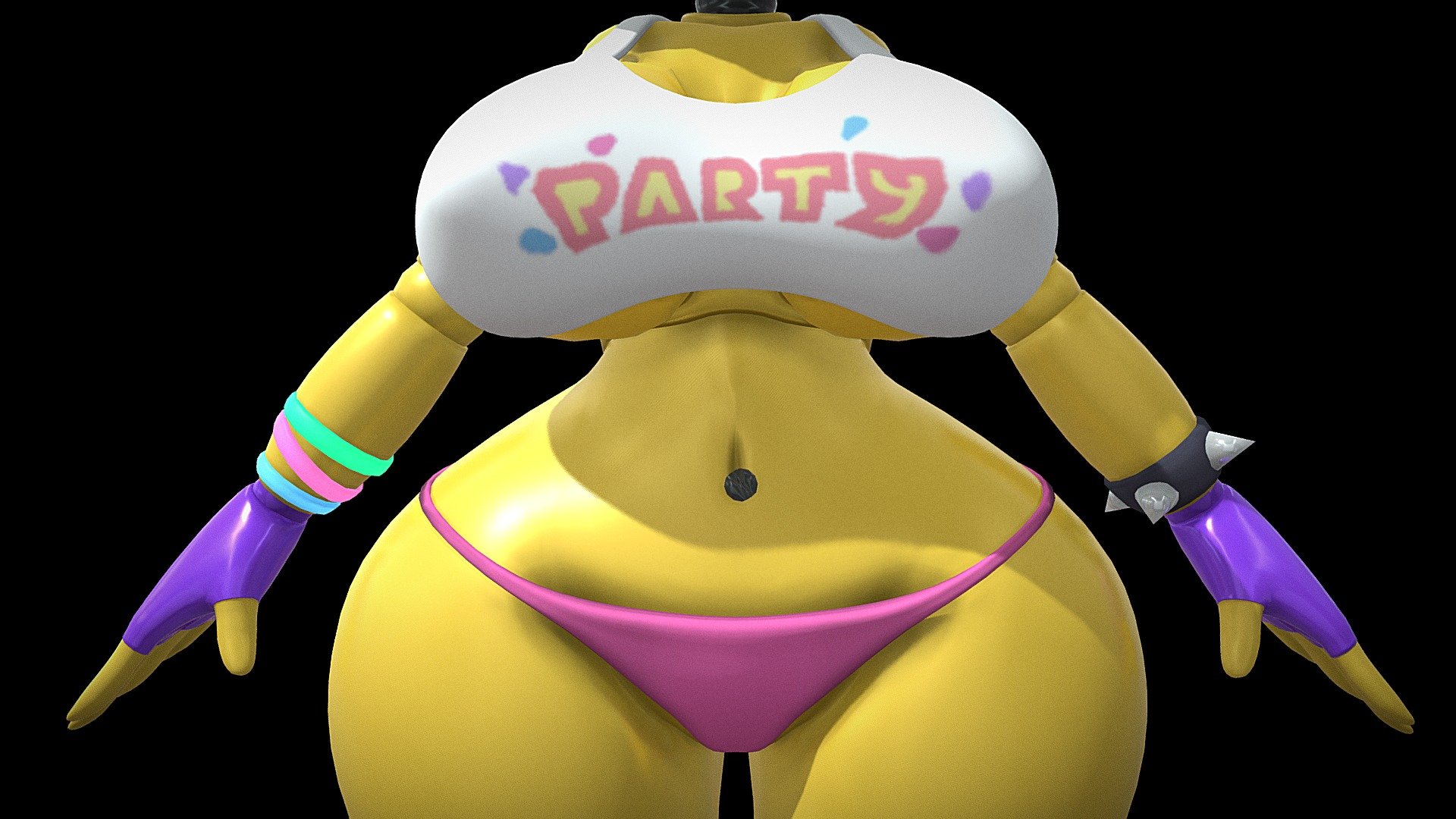 Chibi Toy Chica [NSFW] - Download Free 3D model by Marianozi (@Marianozi)  [196e463]