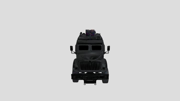 Em Military Vehicle 3D Model