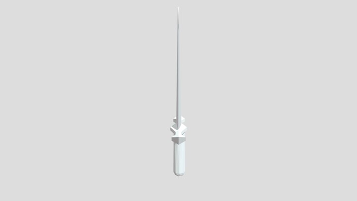 Finished Dagger 3D Model