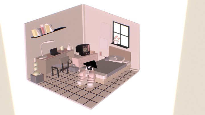 T´s Room (first draft) 3D Model