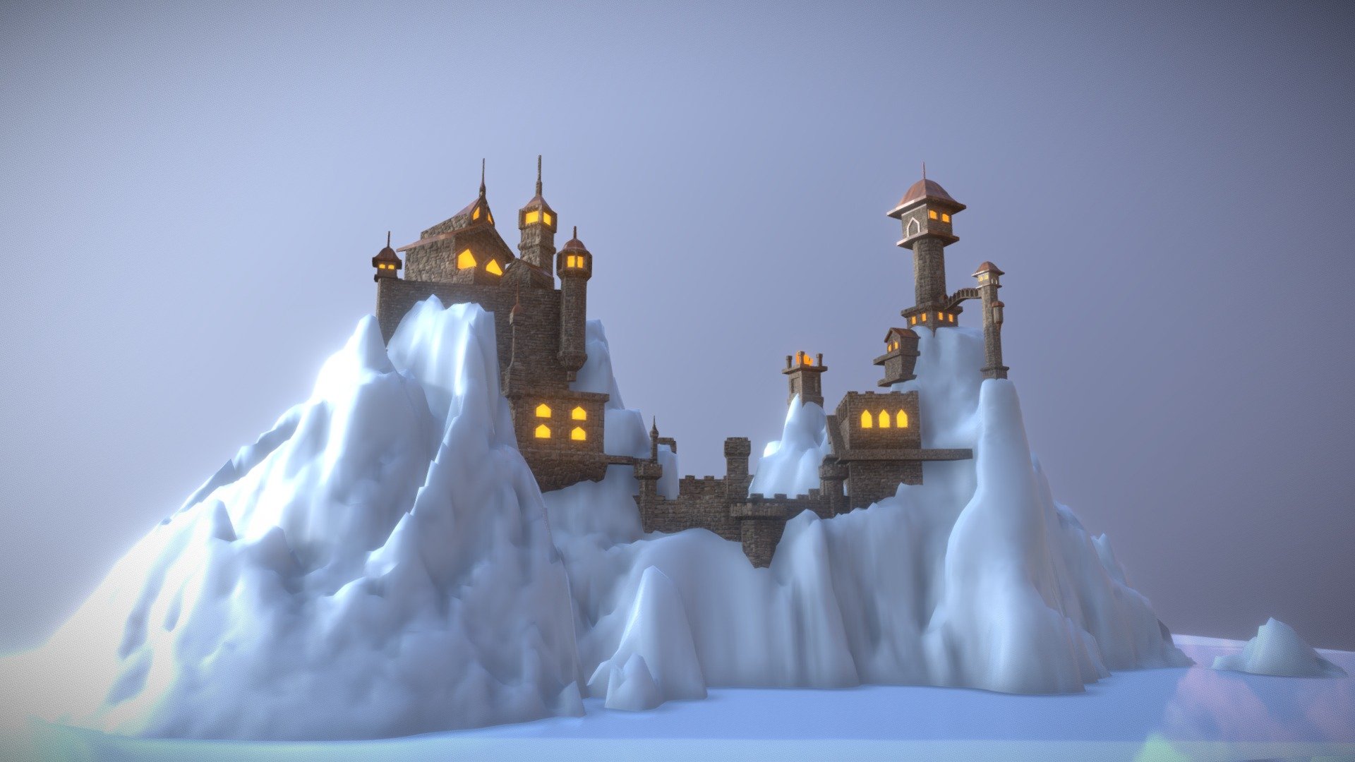 Valheim Castle Plan Progression - 3D model by Dawnstar-Chronicles