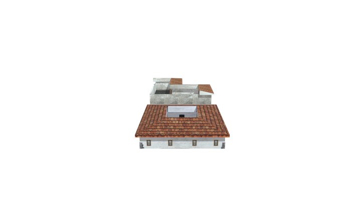 Casas con Patio 3D Model