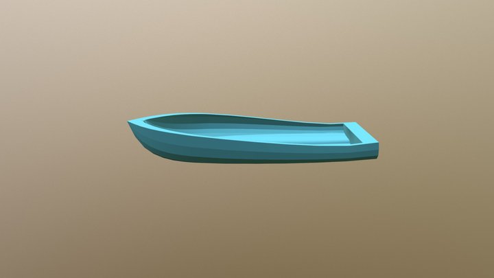 Boat by Magomet Tuskaev 3D Model