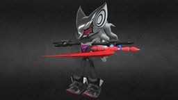 Sonic Riders Zero Gravity: Jet CGI Poster Pose - 3D model by syar ...