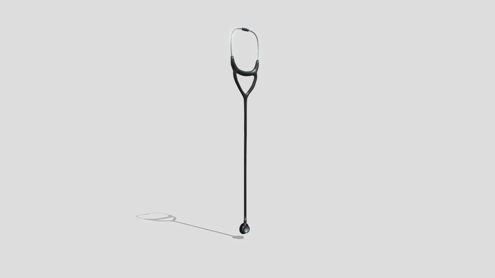 Stethoscope low poly 3d model Free download
