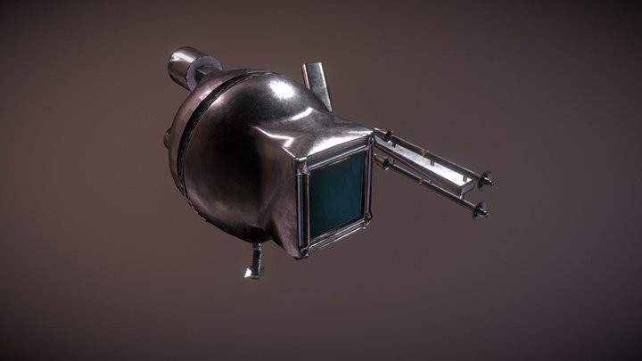 Ball Ship 3D Model