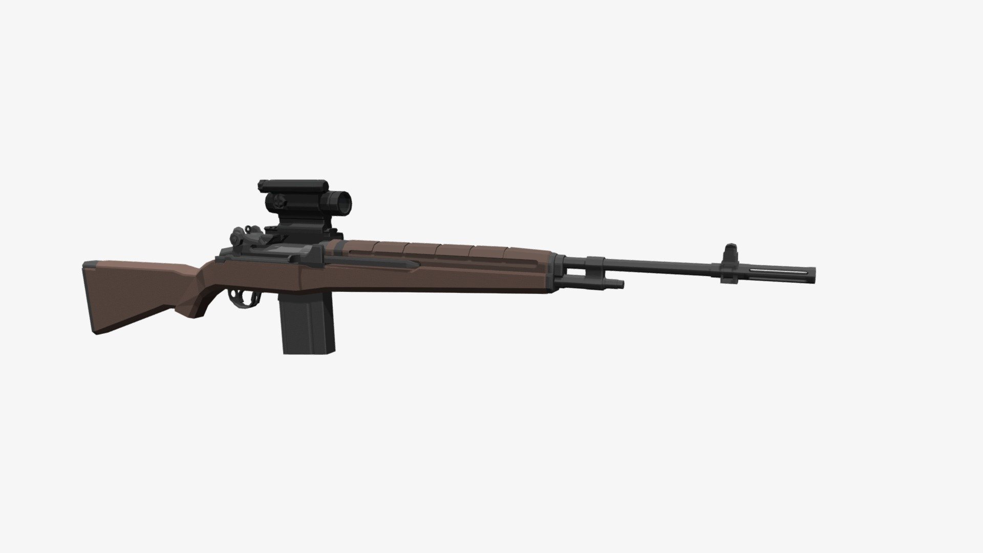 Low Poly M1A Classic