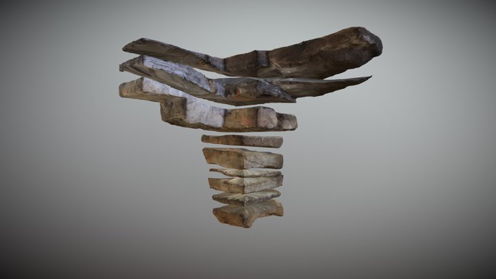 Animated Stratigraphy 3D Model