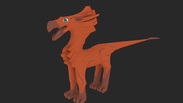 Copper Drake 3D Model