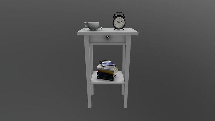 IKEA hemnes nightstand 3D Model