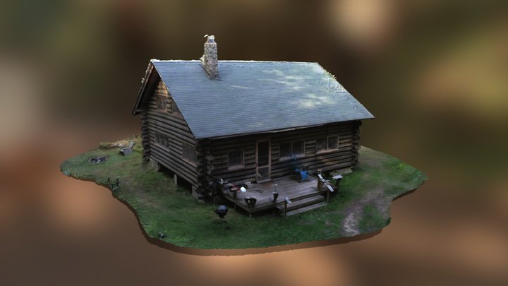 The Big Cabin 3D Model