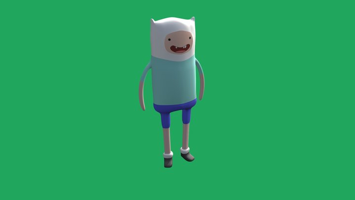 Finn The Human 3D Model