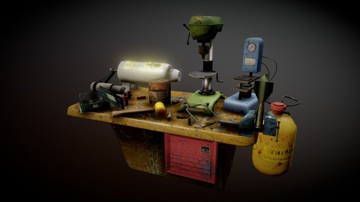 Crafting station - "Awesome Ammo" mod for ARK 3D Model
