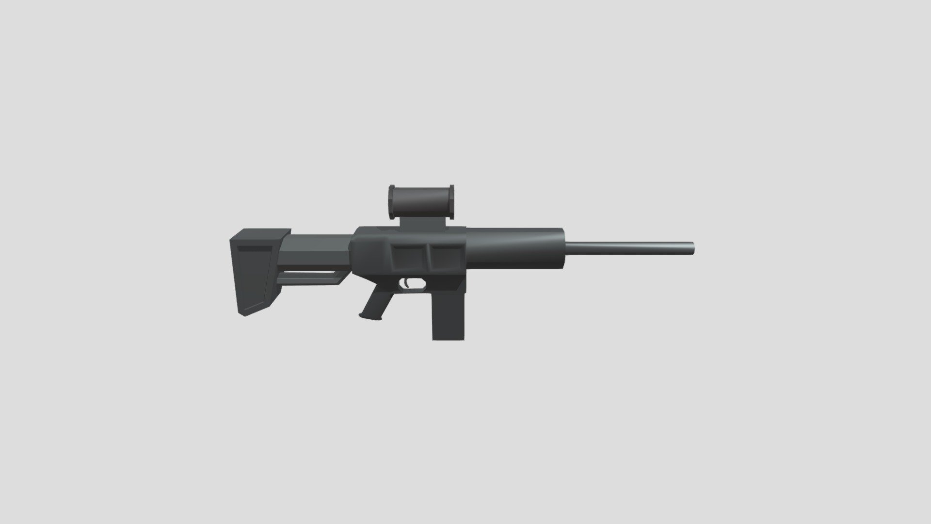 Gun (Low poly)