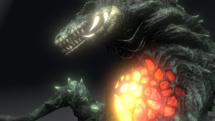Godzilla - Biollante 3D Model
