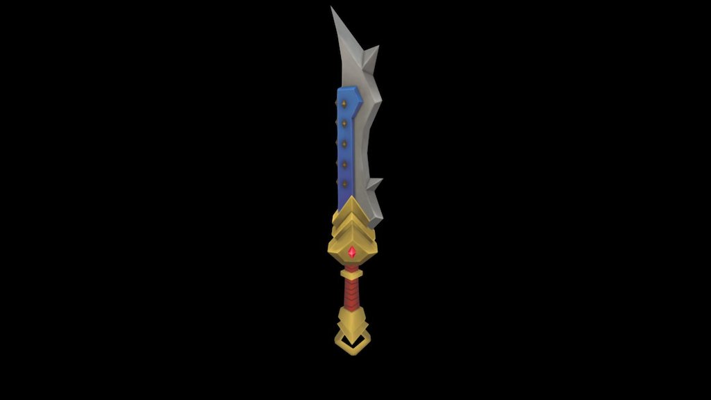 Hand-painted Sword (Tutorial) - 3D model by Gerrard Winter (@gerrard ...