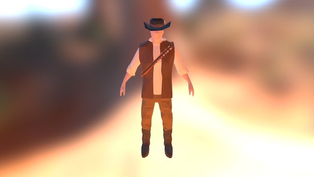 Cowboy 3D Model