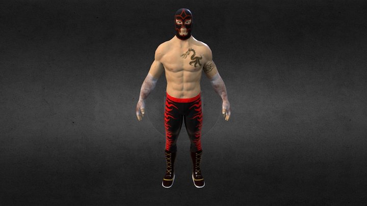 Luchador 3D Model