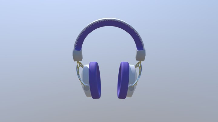 Headphones Asset 3D Model