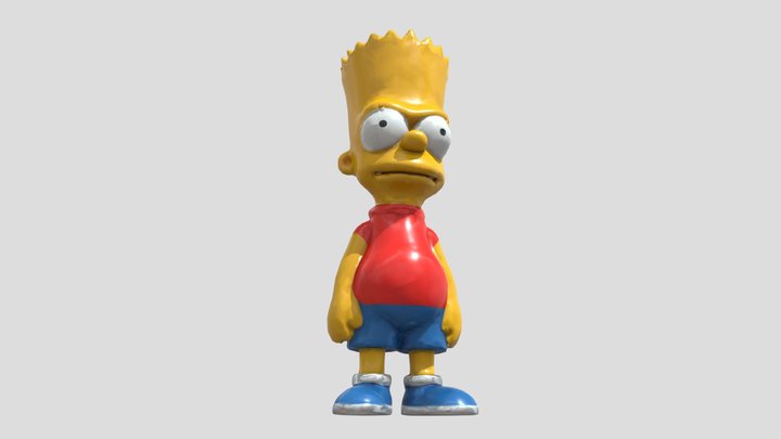 Bart Simpson 3D Model