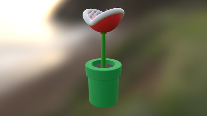 Piranha Plant 3D Model