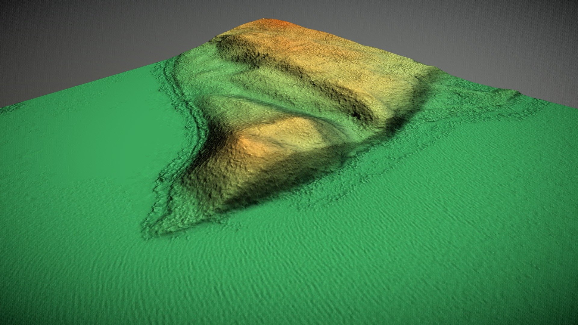 Mėčiūnų piliakalnis (Lithuania) - Download Free 3D model by Hillforts ...