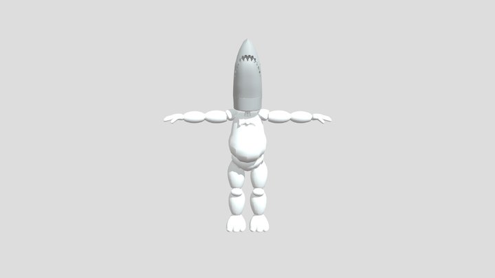 Shark Freddy 3D Model