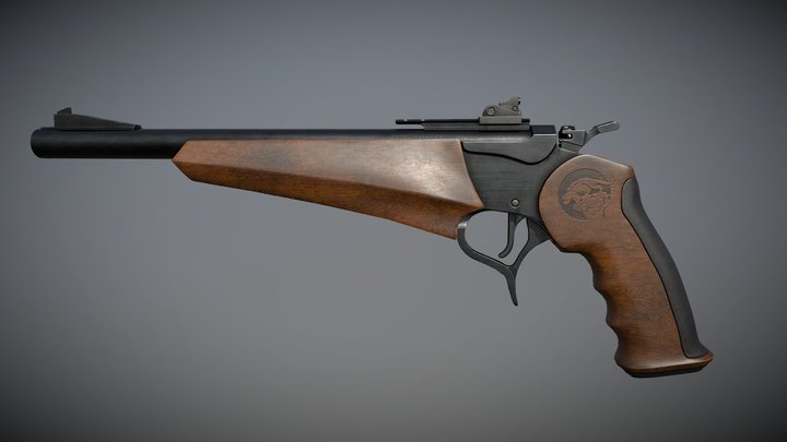 Thompson Center Arms Contender G2 3D Model