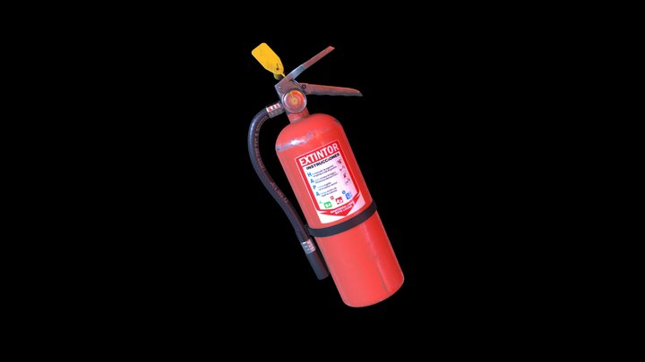 Extinguisher 02 3D Model