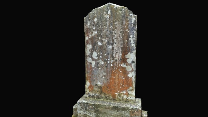 Henry Edward & Emily Telford Headstone 3D Model