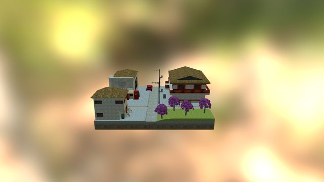 cityscene_Japan 3D Model