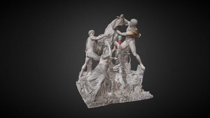 Farnesischer Stier - Gipsabguss gesamt (G 661) 3D Model