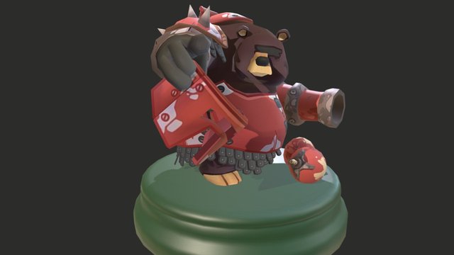 Bombbear 3D Model