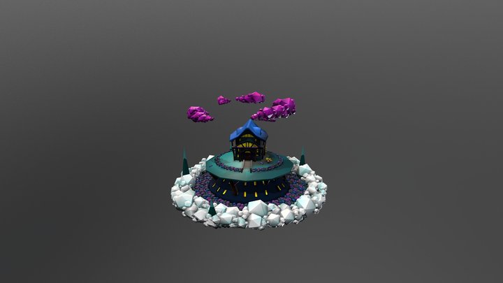 Painted Diorama 3D Model