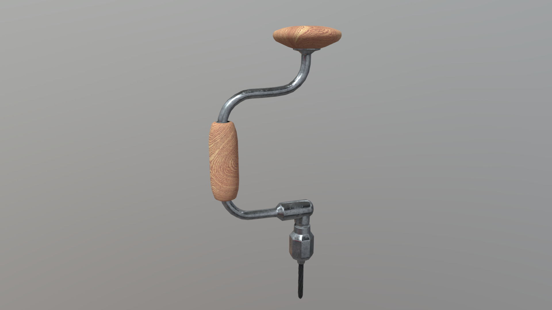 3D model Hand Drill - This is a 3D model of the Hand Drill. The 3D model is about a close-up of a light bulb.