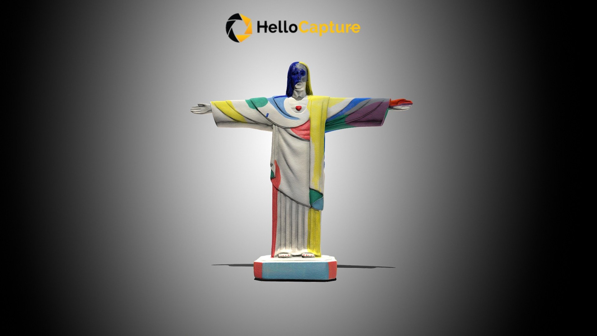Statue du Christ Rédempteur — Sketchfab embed 3D viewer