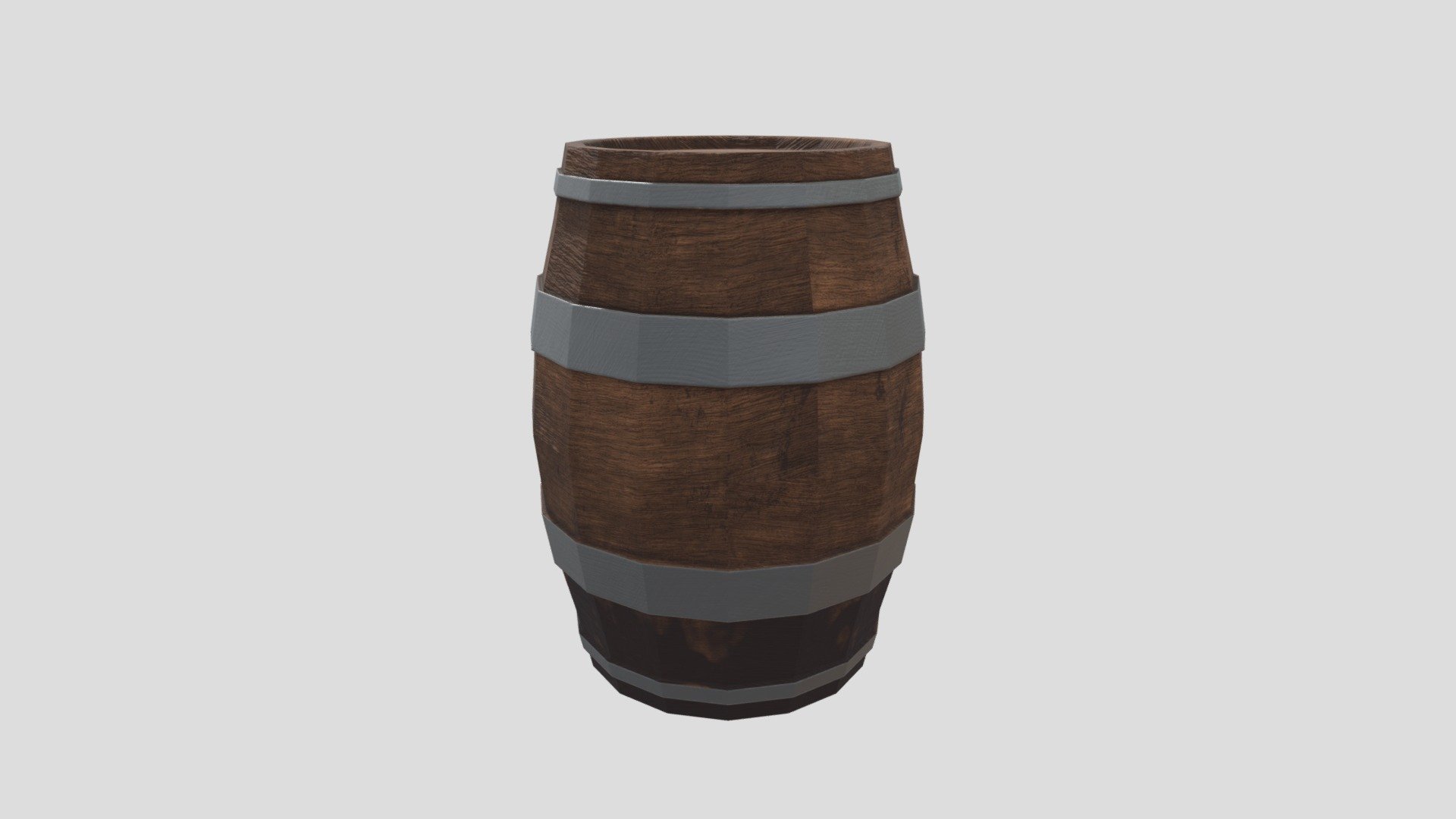 wooden barrel
