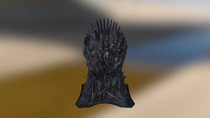 Iron Throne 3D Model