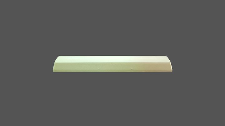Spacebar Key Cap 3D Model