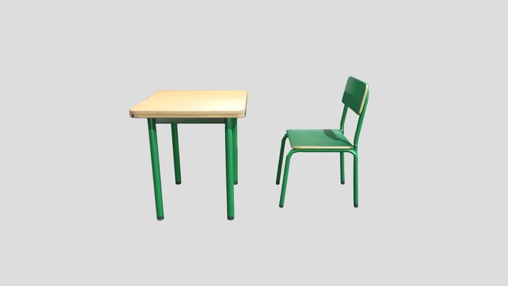 Mobiliario escolar – Modèle 3D gratuit STL